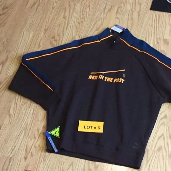 NWT PUMA sweatshirt in brown with blue & orange